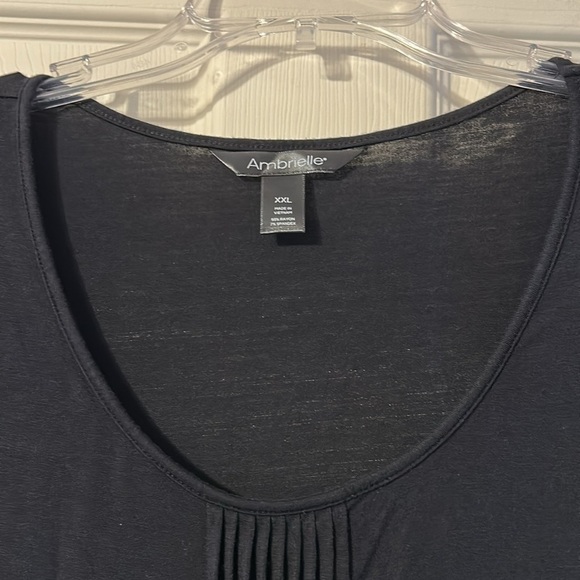 Ambrielle Black Nightgown Short Sleeve XXL - Picture 3 of 4